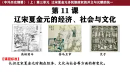 第11課 遼宋夏金元的經(jīng)濟(jì)、社會(huì)與文化 課件--2025-2026學(xué)年高一上學(xué)期統(tǒng)編版必修中外歷史綱要上