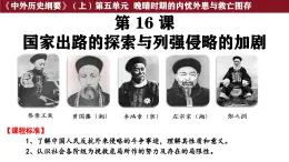 第16課 國家出路的探索與列強(qiáng)侵略的加劇 課件--2025-2026學(xué)年高一上學(xué)期統(tǒng)編版必修中外歷史綱要上