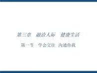 人教版（中職）心理健康 3.1 學(xué)會(huì)交往 溝通你我 課件