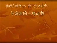【人教版】中職數(shù)學(xué)(基礎(chǔ)模塊)上冊(cè):5.2《任意角的三角函數(shù)》ppt課件(1)
