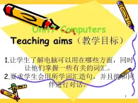 【語文版】中職英語基礎模塊上冊：Unit 7《Computers》ppt課件
