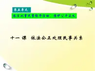 第十一課 依法公正處理民事關(guān)系 課件