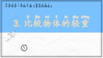 小學(xué)科學(xué)教科版（2024）一年級(jí)下冊(cè)（2024）3.比較物體的輕重完整版課件ppt