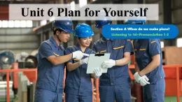 Unit 6 Plan for Yourself Section A(1a-Pronunciation)-初中英語人教版（2024）八年級(jí)上冊(cè)課件課件