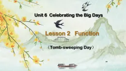 Unit 6 Lesson 2 Function課件件-仁愛科普(2024)版英語七年級上冊
