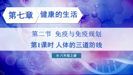 人教版生物八年級(jí)上冊(cè) 7.2.1 人體的三道防線 教學(xué)課件