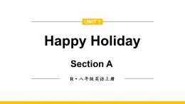 人教版（2024）英語(yǔ)八年級(jí)上冊(cè)  Unit 1 Happy Holiday （單詞詞匯課件）