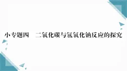 2025年人教版（2024）初中化學(xué)九年級下冊第10單元小專題4  二氧化碳與氫氧化鈉反應(yīng)的探究習(xí)題課課件（含答案）