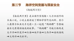 中圖版高三地理選擇性必修32.3第三節(jié)海洋空間資源與國(guó)家安全課件