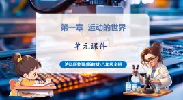 【新教材核心素養(yǎng)】滬科版物理八年級(jí)全冊(cè)第1章《運(yùn)動(dòng)的世界》復(fù)習(xí)講義+復(fù)習(xí)課件+知識(shí)清單