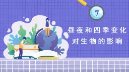 教科版六年級科學(xué)上冊課件《2.7 晝夜和四季變化對生物的影響》