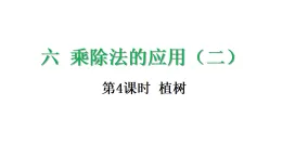 6.4 植树-课件-2025-2026学年度北师大版数学三年级上册