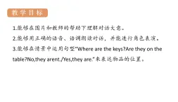 25秋人教版小学英语四年级上册Unit 4 Part B 第4课时课件