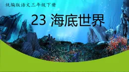 統(tǒng)編版三年級(jí)下冊(cè)語(yǔ)文23海底世界課件