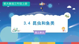 新大象版科学三年级上册 第三单元 第四课《昆虫和鱼类》课件