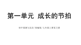 初中道法部編版七上第一單元:成長的節(jié)拍復(fù)習(xí)課件