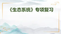 人教版生物八年級上冊5.1《生態(tài)系統(tǒng)》專項(xiàng)復(fù)習(xí)課件