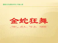 湘艺版三年级上册金蛇狂舞课前预习课件ppt