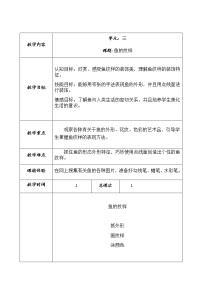 苏少版四年级上册9 鱼的纹样教学设计及反思