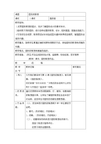 浙美版三年级下册10 图形的联想表格教学设计