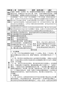 人教版小学美术五年级上册教案+教学计划+全册课后反思