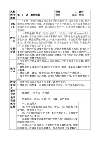 人教版小学美术四年级下册表格式教案+大单元教学计划+教学反思