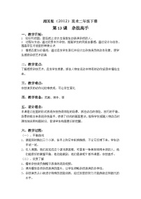 湘美版二年级下册第13课 杂技高手教案