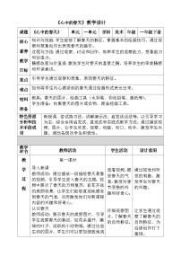 美术一年级下册（2024）2.心中的春天精品教学设计