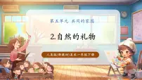 小学美术人美版（2024）一年级下册（2024）自然的礼物一等奖ppt课件