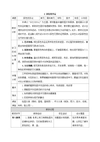 小学美术人美版（2024）三年级上册（2024）2. 原色变形记教学设计