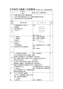 人教版三至四年级第一节 小篮球教学设计及反思