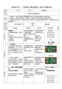 体育三至四年级第一节 小篮球教学设计及反思