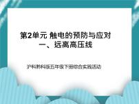 综合实践活动五年级下册触电的预防与应对一、远离高压线精品课件ppt