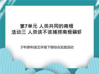 沪科·黔科版五年级下册人类共同的南极优秀ppt课件