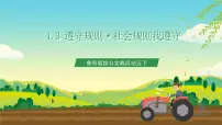 鲁科版五年级下册三、社会规则我遵守优秀ppt课件