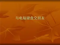2020-2021学年第八课 与电脑键盘交朋友授课ppt课件