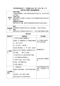 小学信息技术川教版（2019）四年级下册第3节 制作电子相册教学设计