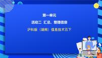 信息技术活动二 汇总、整理信息试讲课ppt课件