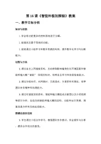 小学信息技术人教版（2024）六年级全一册（2024）智能种植初探秘教案设计
