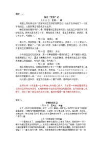 小学语文人教部编版四年级上册第三单元习作：写观察日记学案设计