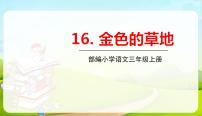 小学语文16 金色的草地示范课ppt课件