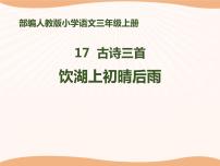 2021学年饮湖上初晴后雨集体备课ppt课件