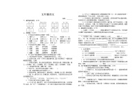 部编语文五年级上册期中测试卷2