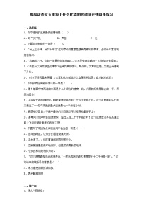 小学语文人教部编版五年级上册7 什么比猎豹的速度更快一课一练