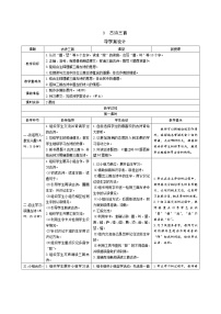 小学语文人教部编版四年级上册9 古诗三首综合与测试表格学案