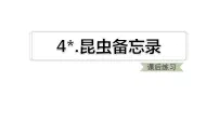 小学语文4* 昆虫备忘录教学ppt课件