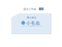 小学语文人教部编版二年级下册22 小毛虫教学课件ppt