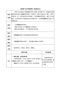 2021学年6 夜间飞行的秘密教学设计