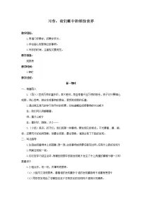 语文三年级上册习作:我们眼中的缤纷世界教案
