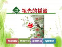 小学语文人教部编版二年级下册课文723 祖先的摇篮课文内容ppt课件